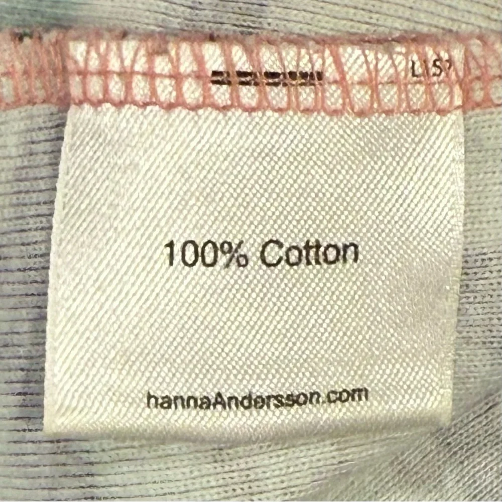 Hanna Andersson Charming Dress Girls 6-7 120 cm Print Day Play Stripes Flowers